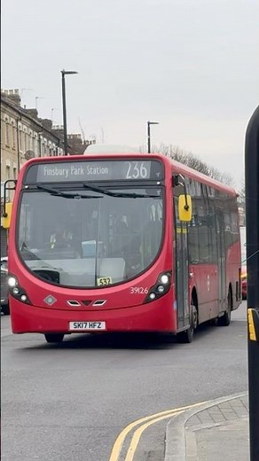 London Bus Route 236 To Finsbury Park 🇬🇧🚎 || #londonbuses #tfl #236 #finsburypark #hackneywick