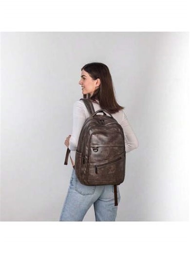 43L Women Men Laptop Backpack Work Bag - Fits 17 Inch With Laptop Compartment Waterproof Professional Fashion Travel Purse For College Nurse Business Computer Backpack, School Backpack | SHEIN