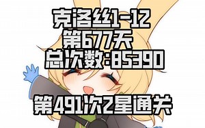 克洛丝1-12第677天总次数:85390收到的加油:69792