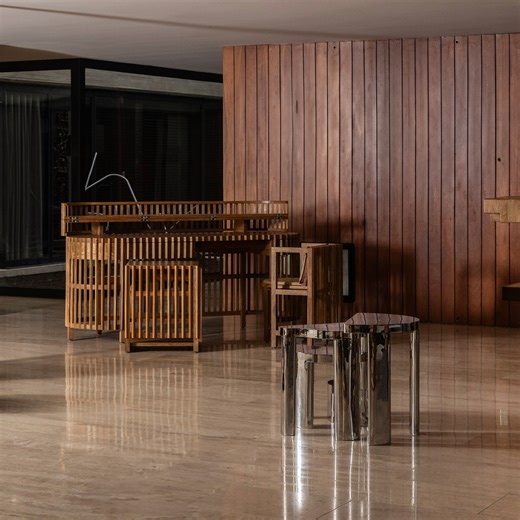 Furniture by Tatiana Bilbao, Fernanda Canales fills modernist Mexico house