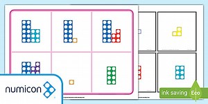 Numicon Shapes 1 to 20 Bingo