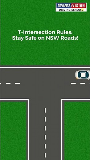 Essential guidelines for driving through T intersections.
