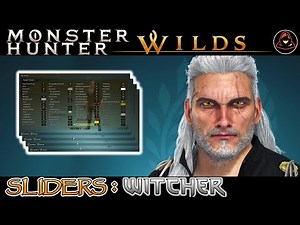 Monster Hunter Wilds | Character Creation Sliders: Geralt of Rivia (The Witcher)