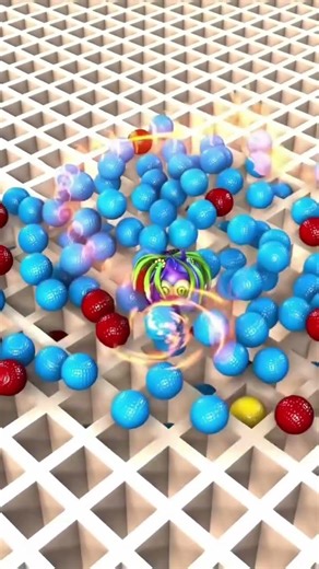 Colorful Ball Explosion – Satisfying 3D Animation