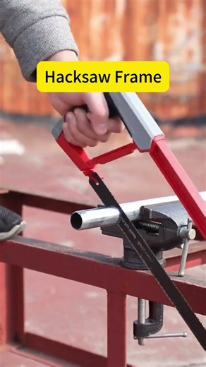 Hacksaw Frame in Action! Fast & Precise Metal Cutting 🔥