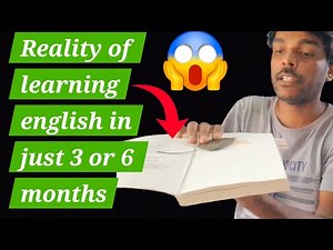 The reality of learning English in just 3 to 6 months ? #englishlanguage