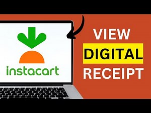 How to View Your Instacart Digital Receipt