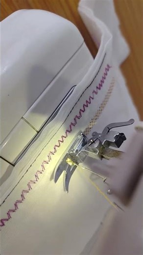 Embroidery with electric machine
