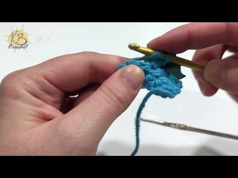 Attaching a Button with Crochet, no sewing! Crochet Tips and Tricks