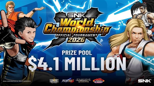 【SWC】总奖金410w美金！SNK官方赛事：SNK世界冠军赛2026宣传片！