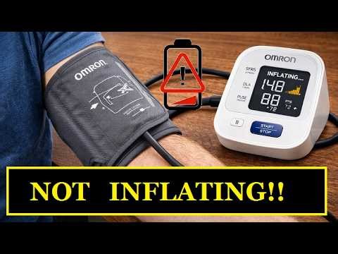 Fix Any OMRON Blood Pressure Monitor CUFF No Longer Inflating (BP Pump NOT Tightening Working STOPS)