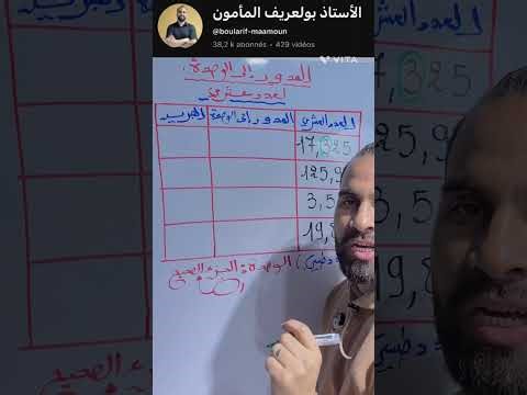 شرح درس المدور إلى الوحدة للسنة الأولى متوسط - رياضيات (ببساطة وبأمثلة تطبيقية