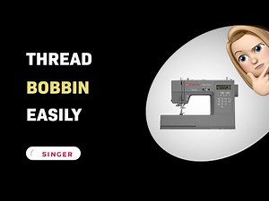 How to Thread a Bobbin on Singer Heavy Duty 6700C Easily