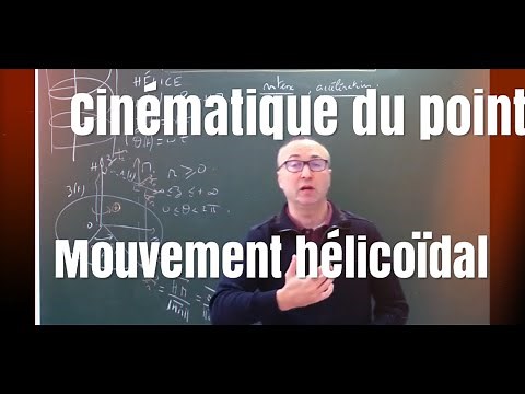 Kinematics of point (3) - helical movement in cylindrical