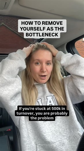 Rachel Harris on Instagram: "Getting to £500k on your own is a huge achievement, getting beyond it usually requires getting out of your own way. If you feel busy but not moving forward, it’s rarely a marketing issue. It’s capacity. Your diary already shows you exactly where the bottleneck is, and who you need to hire next. if you’re new here, I host a private weekly podcast which acts as on demand business coaching, it comes straight into your inbox with an accompanying checklist of how to deep 