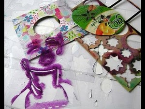 Make Your Own Stencils from Rubbish