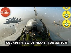 Cockpit view of IAF aircraft at Republic Day flypast