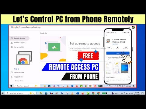 How To Use Chrome Remote Desktop Android | Control Your PC With Android Phone From Anywhere!