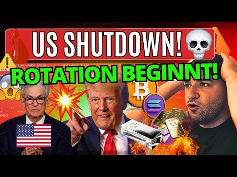 🚨 US-SHUTDOWN + EDELMETALL-CRASH - KOMMT JETZT DIE BITCOIN-ROTATION?