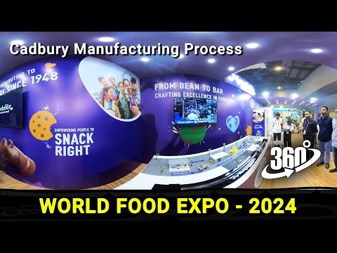 360° Tour of Cadbury's Chocolate Manufacturing Process | World Food India 2024