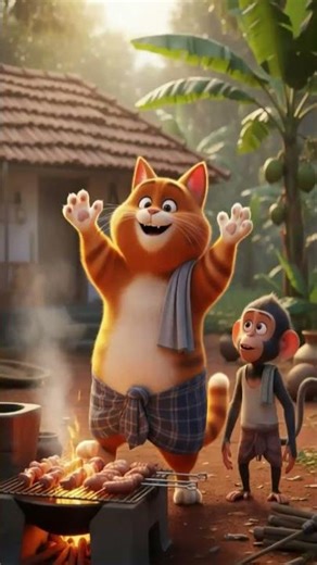 Banana Thirudan Monkeys! Poonai Strikes Back!” #shorts