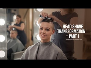 Part 1 — Head Shave at Salon | The Beginning of Transformation#headshave #viral