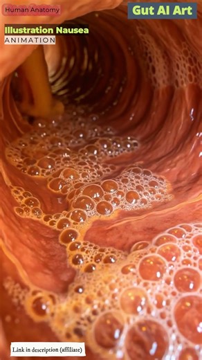Visualization of Nausea Animation | Gut AI Art | 04