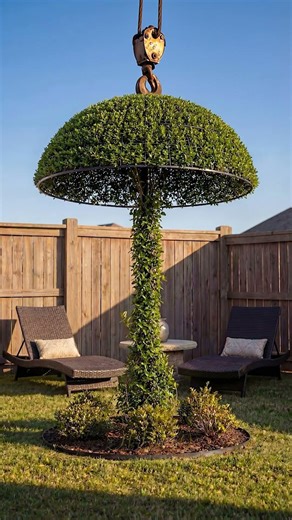 Backyard Tree Transforms Into Perfect Living Umbrella