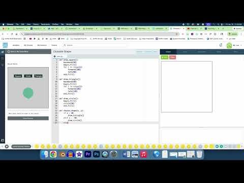 CodeHS Computer Science #630 Clickable Shape