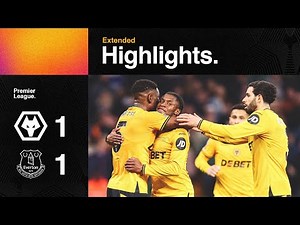 Munetsi scores at Molineux | Wolves 1-1 Everton | Extended highlights