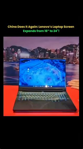 Technology 🧠 | China Does It Again! Lenovo’s Laptop Screen Expands from 16” to 24” 💻 China continues to surprise the tech world with bold innovations, and... | Instagram