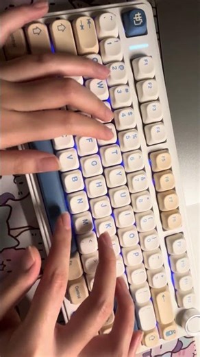 aula f75 + mini i switches + soymilk keycaps from aliexpress + background kitchen noises