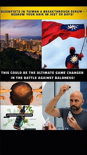 Scientists in Taiwan Discover Breakthrough Serum That Regrows Hair in Just 20 Days! 🧴