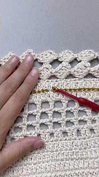 Click on the text above and learn how to make this crocheted table runner #crochet