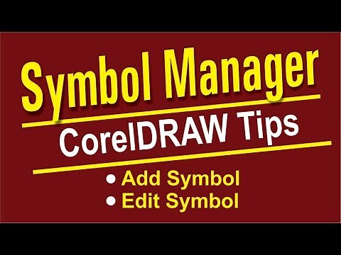 Coreldraw x7 Tips & Tricks | Symbol Manager | Edit & Add Symbol