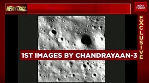 Watch: First images of Moon released by Chandrayaan-3 lander Vikram