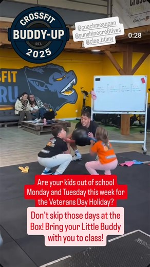 🇺🇲Flag Normal Class Schedule during the Long Holiday Weekend for Veterans Day! 🏋‍♂️🏋 Don't forget to bring your Little Buddys to Class to workout with you if they don't have school! Mon-Fri 5:00am 6:15am 3:30pm (with kidcare) 4:30pm 5:30pm 6:30pm Sat 9:00am (free community class with kidcare 10:00am (with kidcare) #crossfitcommunity #redbluff #crossfitforeveryone #buddyupcrossfit #crossfit #fitfam #VeteransDay | Buddy-Up CrossFit