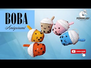 Bubble Tea - Crochet Tutorial Amigurumi Boba