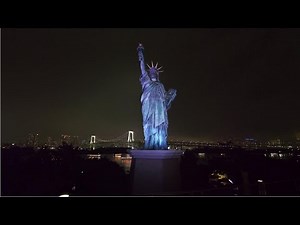 4K・ 【4K】Night walk on Odaiba - Tokyo