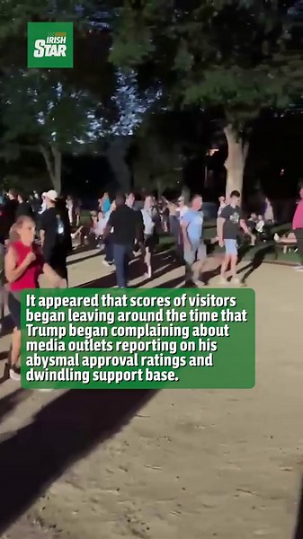 Fed up Trump fans walk out during speech at state fair