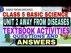 Class 5 Basic Science Unit 2 Away from Diseases Textbook Questions and Answers|std 5 basic science