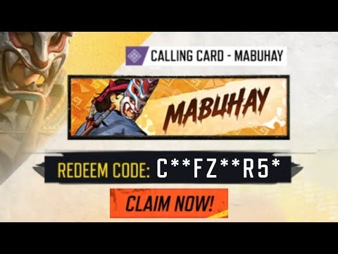 REDEEM CODE FOR TODAY! CALLING CARD - MABUHAY