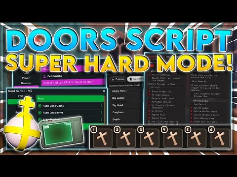[NEW!] Roblox Doors Script / Hack | AUTO SUPER HARD MODE | Spawn Entities & More! | *PASTEBIN 2023*