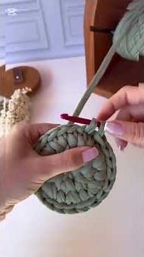 Como aprender a tejer canastas en trapillo