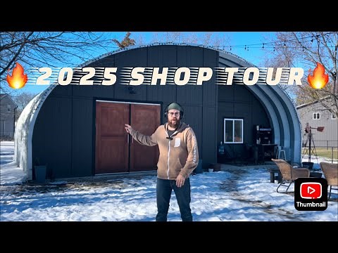 INSIDE My Quonset Hut {2025 SHOP TOUR}
