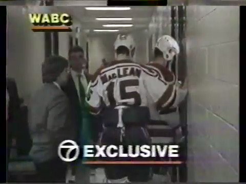 On this day in 1988, Devils coach Jim Schoenfeld got into it with referee Don Koharski, and dropped the infamous line, “have another donut” #Hockey365 🍩