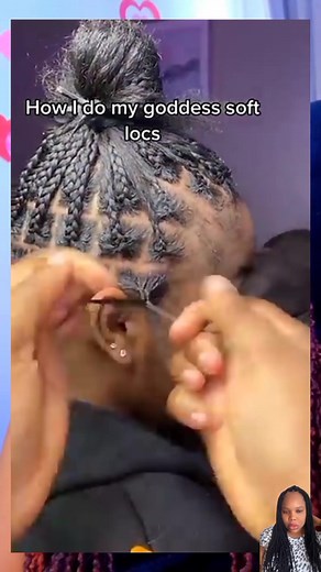 Goddess soft locs tutorial 🥰🔥 🎥 Credit: @treasuretonia | Duru Esther Chikodi