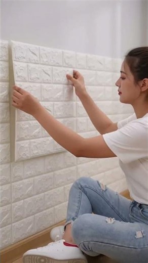 Easy DIY Home Decor: Peel & Stick 3D Wall Panels 😍