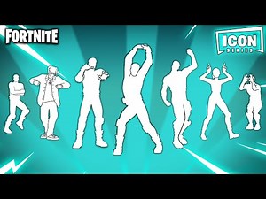 ALL FORTNITE ICON SERIES DANCES & EMOTES