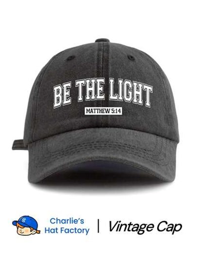 1 Pc Unisex Vintage Washed Baseball Cap - Retro Distressed "God Is Good All The Time" Block Print - Available In Multiple Retro Colors - Soft Texture Adjustable Dad Hat For Daily Wear, Church & Grateful Gift | SHEIN